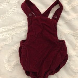 Corduroy overall jumper